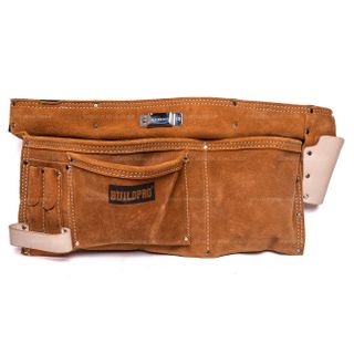 BUILDPRO 6 POCKET LEATHER TOOL APRON