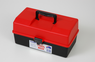 FISCHER 2 TRAY CANTILEVER PLASTIC TOOL BOX