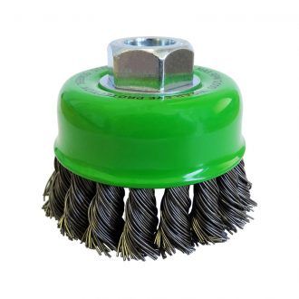 JOSCO 75MM MULTI THREAD 316 STAINLESS TWISKNOT CUP BRUSH