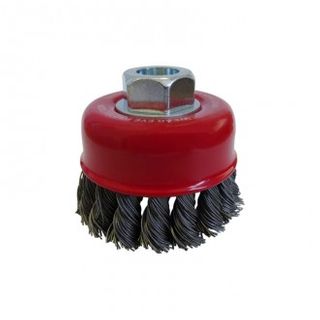 JOSCO 75MM MULTI THREAD XHD STEEL TWISTKNOT CUP BRUSH