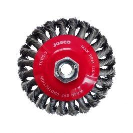 JOSCO 115MM X 15MM TWISTKNOT 316 STAINLESS BEVEL BRUSH