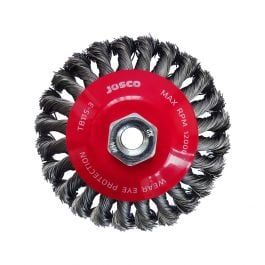 JOSCO 115MM X 15MM TWISTKNOT 316 STAINLESS BEVEL BRUSH