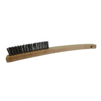 JOSCO 3 ROW CONVERGED LONG WOODEN HANDLE HAND BRUSH