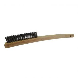 JOSCO 3 ROW CONVERGED LONG WOODEN HANDLE HAND BRUSH