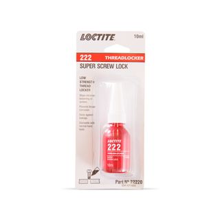 LOCTITE 222 LOW-STRENGTH THREADLOCKER - 10ML