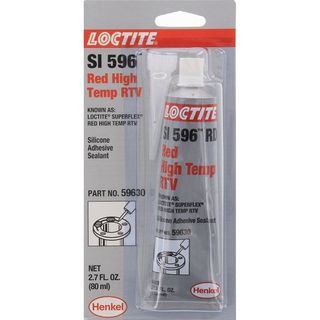 LOCTITE SI 596 SUPERFLEX RED RTV HI TEMP SILCONE ADHESIVE SEALANT - 80ML