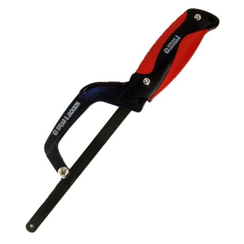 SPEAR & JACKSON MINI SOFT GRIP HACKSAW - 10"