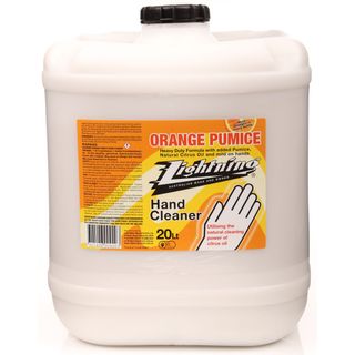 LIGHTNING ORANGE HAND CLEANER WITH PUMICE - 20L