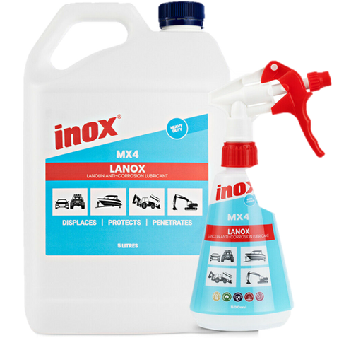 INOX LANOX MX4 LANOLIN LUBRICANT -  5LTR