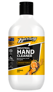 LIGHTNING ORANGE HAND CLEANER WITH PUMICE – 500ML