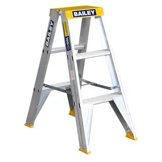 BAILEY PROFESSIONAL DOUBLE SIDED 3 STEP LADDER 150KG  - 0.9M (3FT)