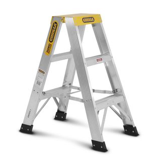 GORILLA DOUBLE SIDED ALUMINIUM STEP LADDER - 0.9MTR (3FT)