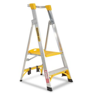 GORILLA ALUMINIUM 2 STEP PLATFORM LADDER 150KG - 0.6M (2FT)