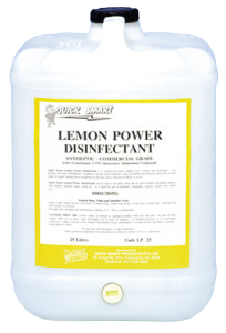 QUICK SMART LEMON POWER DISENFECTANT - 20LTR