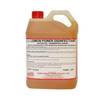 QUICK SMART LEMON POWER DISENFECTANT - 5LTR