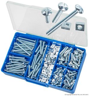 TORRES GUTTER BOLTS & SQUARE PRESSED NUTS ASSORTED KIT