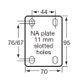 FALLSHAW M SERIES 100MM (4") SWIVEL CASTOR - 150KG