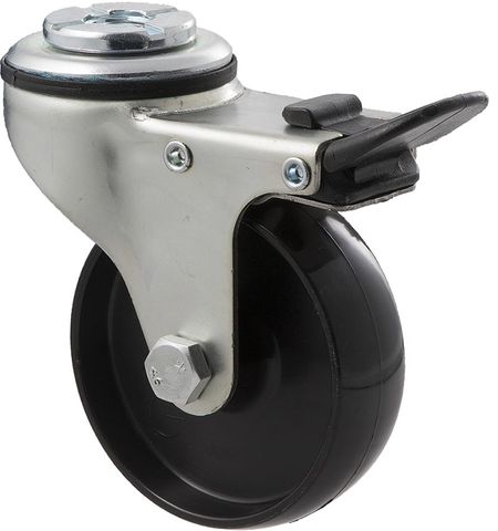 FALLSHAW K SERIES 75MM (3") SWIVEL CASTOR WITH BRAKE - 65KG