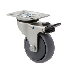 FALLSHAW K SERIES 75MM (3") SWIVEL CASTOR WITH BRAKE - 50KG