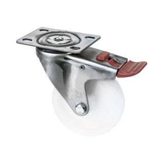 FALLSHAW M SERIES 100MM (4") SWIVEL CASTOR WITH BRAKE - 150KG