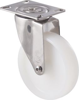 FALLSHAW M SERIES 125MM (5") STAINLESS STEEL SWIVEL CASTOR - 150KG