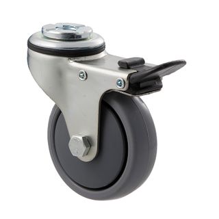 FALLSHAW K SERIES 75MM (3") SWIVEL CASTOR WITH BRAKE - 50KG