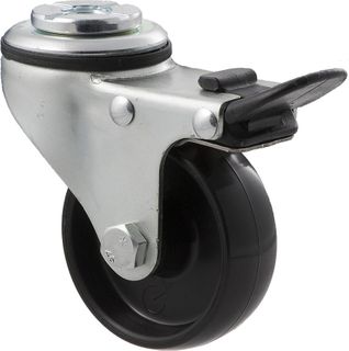 FALLSHAW K SERIES 65MM (2 1/2") SWIVEL CASTOR WITH BRAKE - 50KG