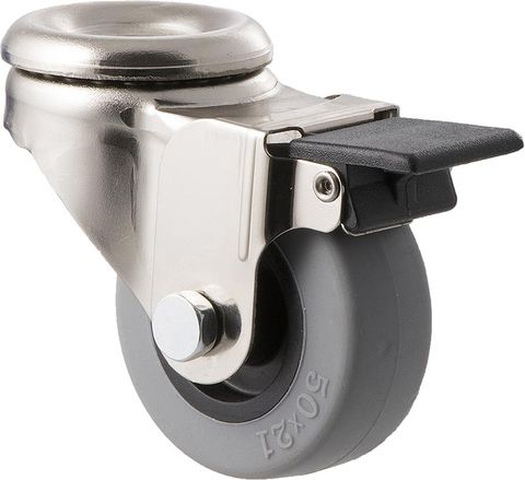 FALLSHAW L SERIES 50MM (2") SWIVEL CASTOR WITH BRAKE - 30KG