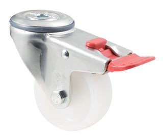 FALLSHAW M SERIES 75MM (3") SWIVEL CASTOR WITH BRAKE - 150KG