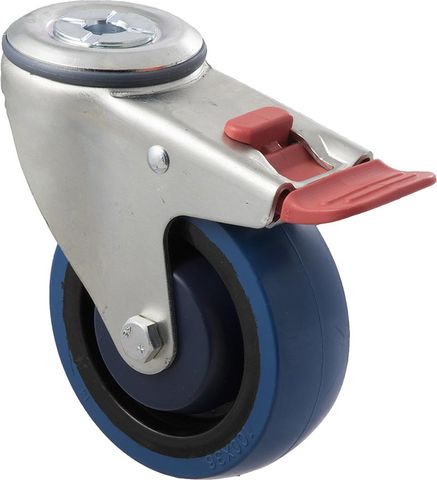 FALLSHAW M SERIES 100MM (4") SWIVEL CASTOR WITH BRAKE - 140KG