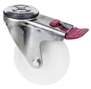 FALLSHAW M SERIES 100MM (4") SWIVEL CASTOR WITH BRAKE - 150KG