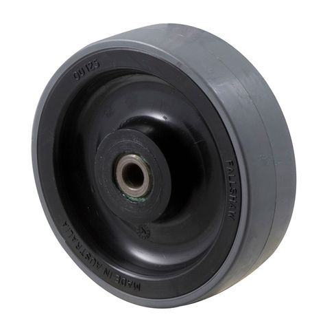 FALLSHAW J SERIES 125MM (5") POLYURETHANE (PU) WHEEL - BLACK 300KG