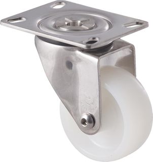 FALLSHAW M SERIES 75MM (3") STAINLESS STEEL SWIVEL CASTOR - 150KG