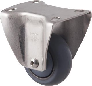 FALLSHAW M SERIES 75MM (3") STAINLESS STEEL FIXED CASTOR - 85KG