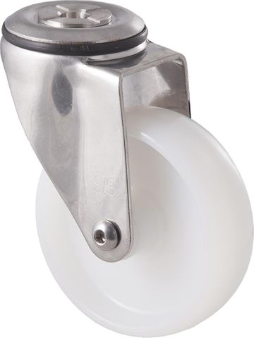 FALLSHAW M SERIES 100MM (4") STAINLESS STEEL SWIVEL CASTOR - 150KG