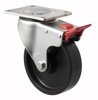 FALLSHAW O SERIES 150MM (6") SWIVEL CASTOR WITH BRAKE - 450KG