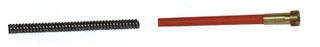 BINZEL INSULATED RED STEEL LINER (0.9 - 1.2MM WIRE) - 3MTRS