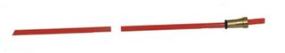 BINZEL PTFE RED ALUMINIUM LINER (0.9 - 1.2MM WIRE) - 4MTRS