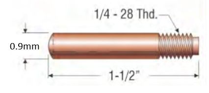 PROFAX (TWECO STYLE) 0.9MM (.035") STANDARD CONTACT TIP