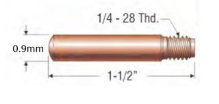 PROFAX (TWECO STYLE) 0.9MM (.035") HEAVY DUTY CONTACT TIP