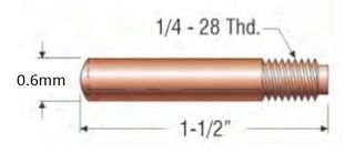 PROFAX (TWECO STYLE) 0.6MM (.023") STANDARD CONTACT TIP