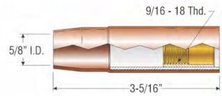 PROFAX (TWECO STYLE) 16MM (5/8") SELF INSULATED NOZZLE