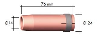 BINZEL 14MM (9/16") TAPERED MIG NOZZLE