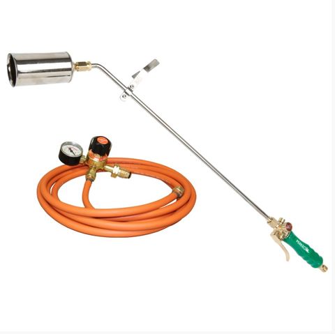 HARRIS PERKEO LPG/AIR SCORCHER HEATING TORCH WEED BURNER KIT - 6M