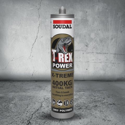 SOUDAL T-REX X-TREME ADHESIVE SEALANT - BLACK 290ML