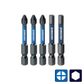 KINCROME PHILLIPS #2 & HEX 5MM IMPACT BIT MIXED PACK - 50MM (5 PK)