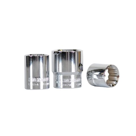 KINCROME MIRROR FINISH SOCKET 1/2DR 22MM