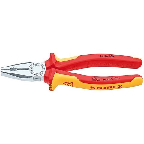 KNIPEX 1000V COMBINATION PLIER - 200MM