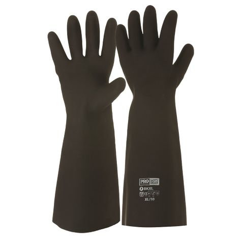 BLACK KNIGHT® RUBBER GLOVES - 46CM