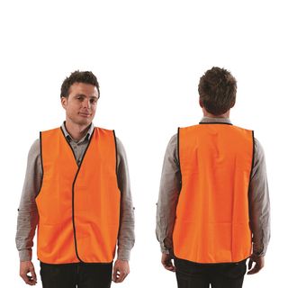 FLURO VEST DAY USE ONLY - ORANGE